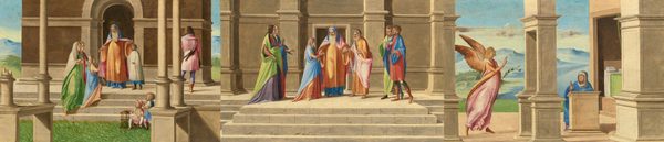 The Presentation and Marriage of the Virgin, and the Annunciation