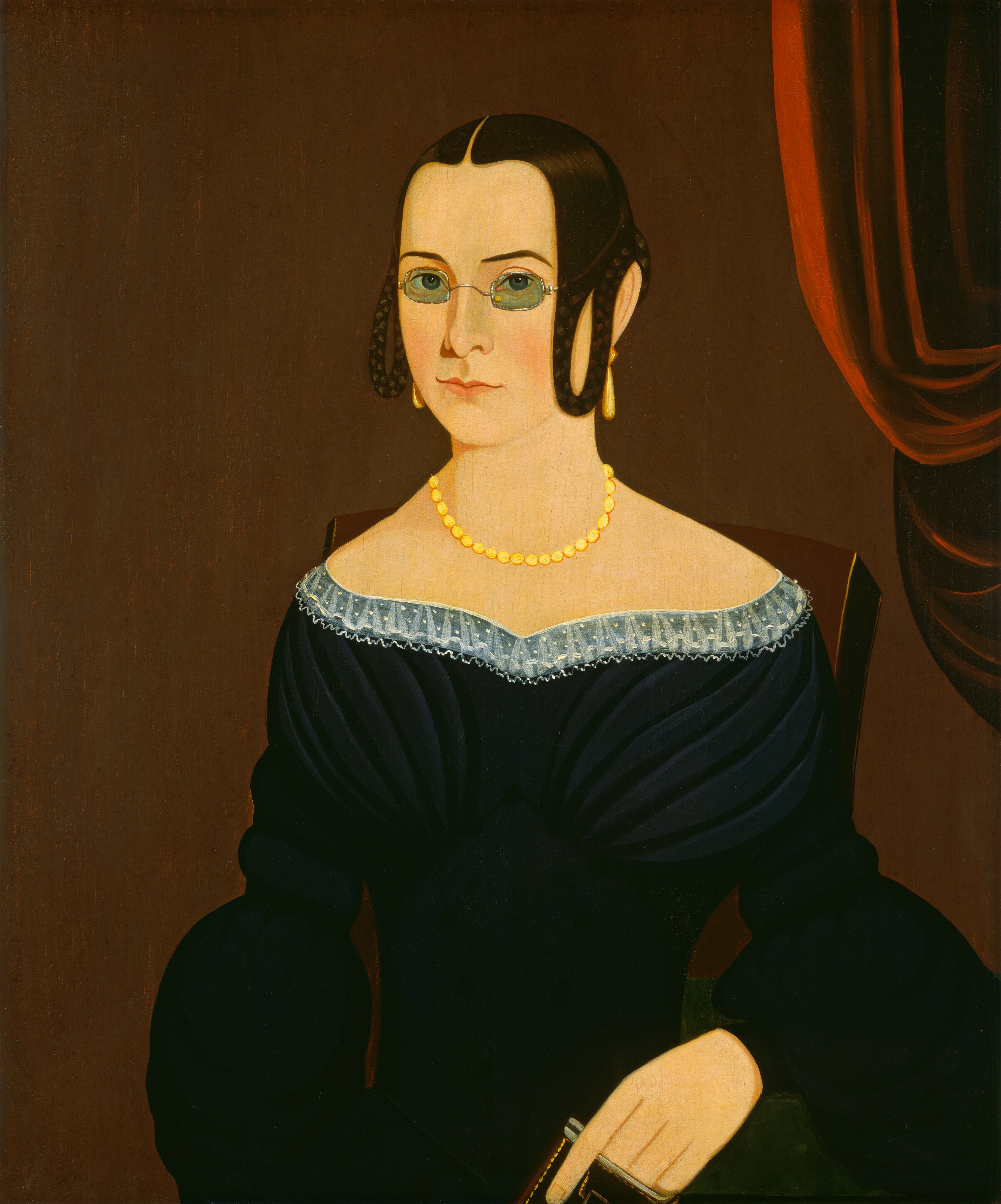 Lady Wearing Spectacles