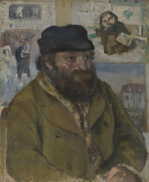 Portrait of Cézanne by Camille Pissarro