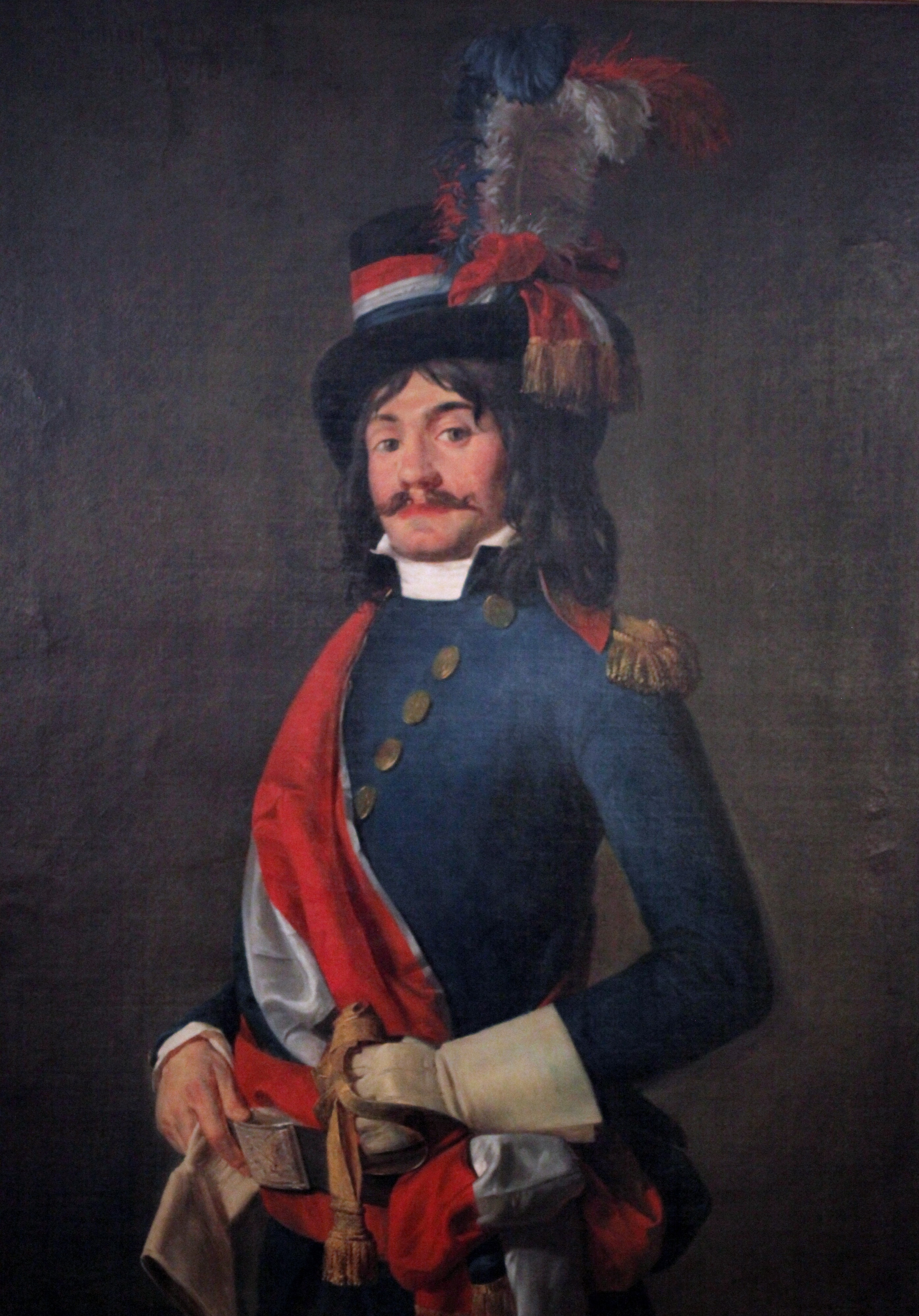 French: Portrait du Conventionnel Jean-Baptiste Milhaud, 1793 by Jacques-Louis David