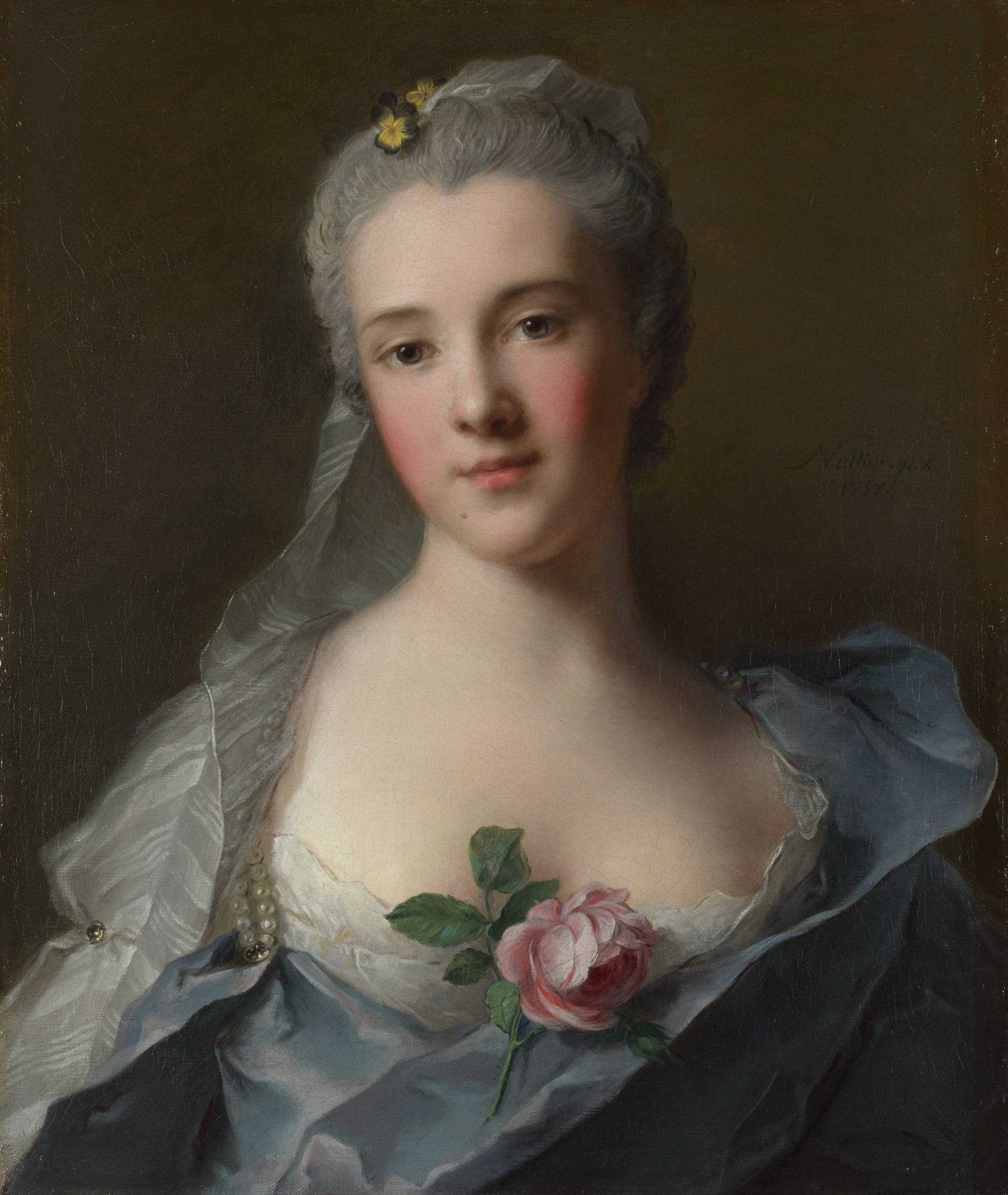 Portrait of Manon Balletti by Jean-Marc Nattier