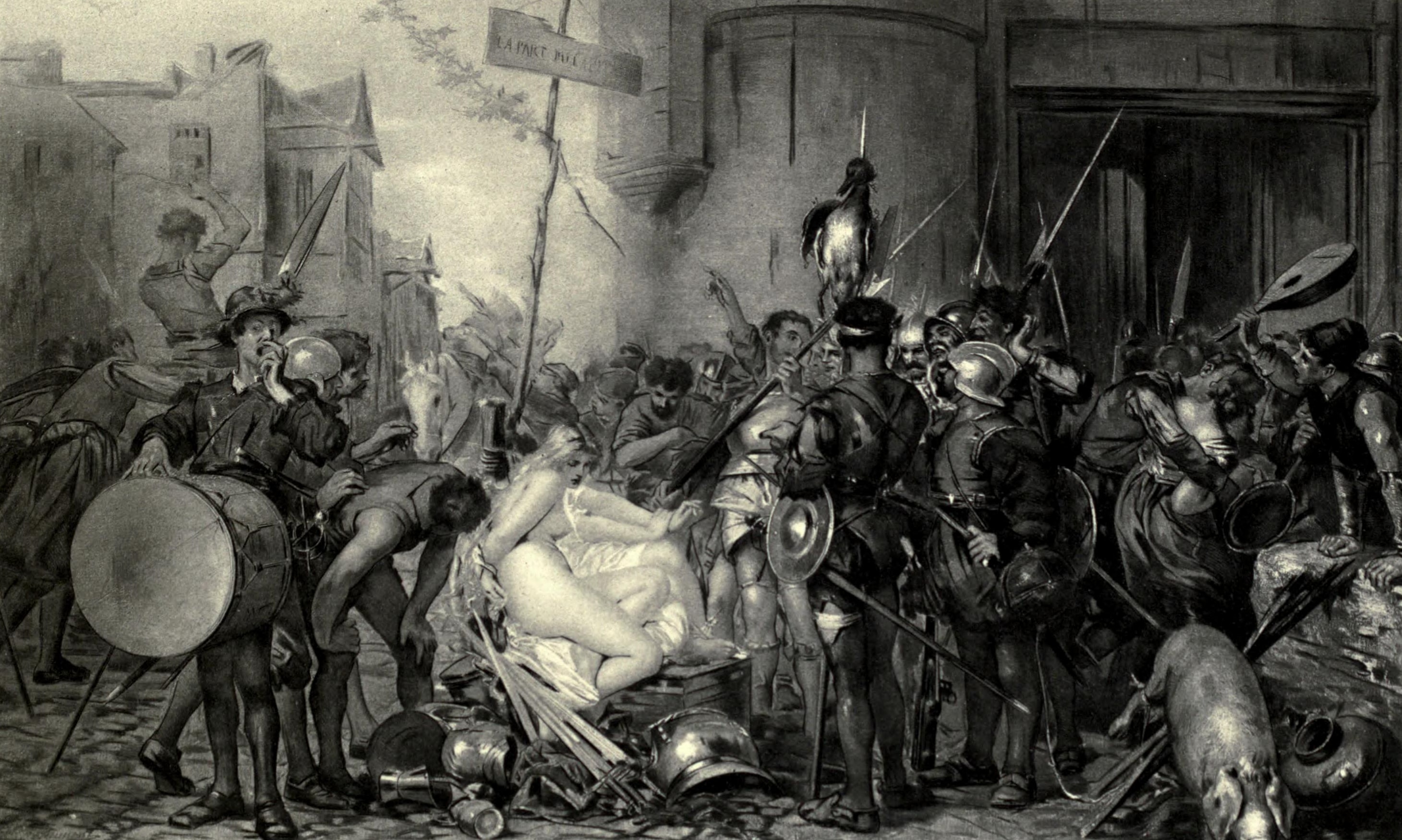 The Captain's Share of the Booty by Édouard de Beaumont