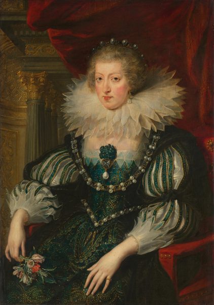 Anne of Austria (1601-66). Wife of Louis XIII, king of France by Peter Paul Rubens