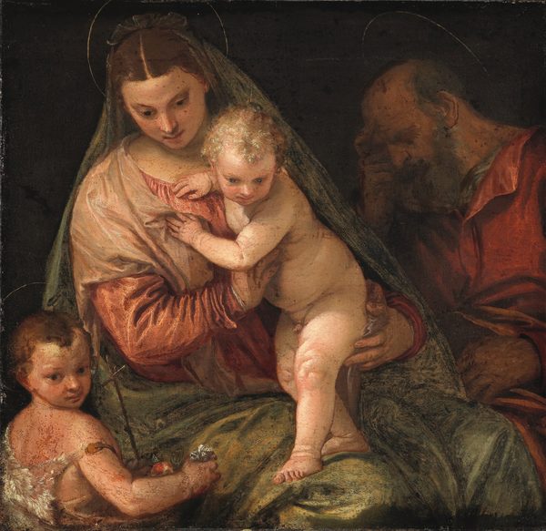 The Holy Family with the Infant St. John the Baptist by Paolo Veronese