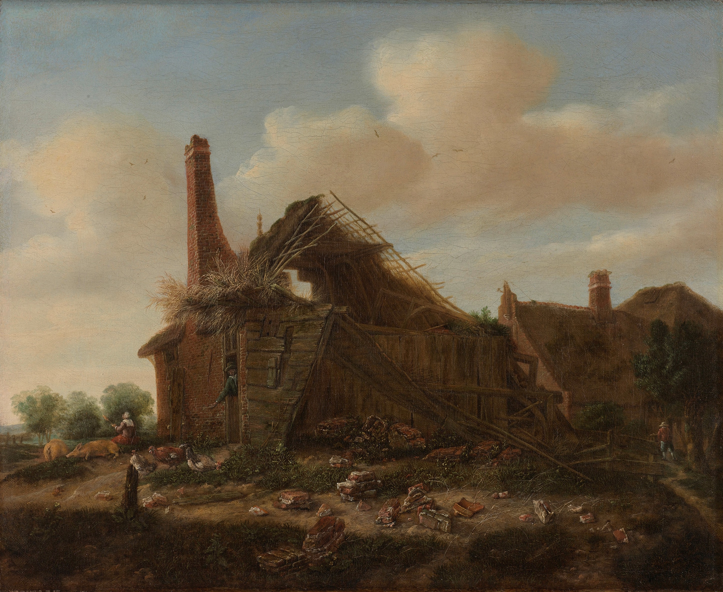 Ruined farm . by Emanuel Murant