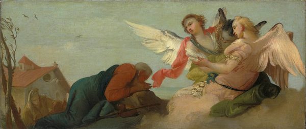 Abraham and the Three Angels by Francesco Zugno