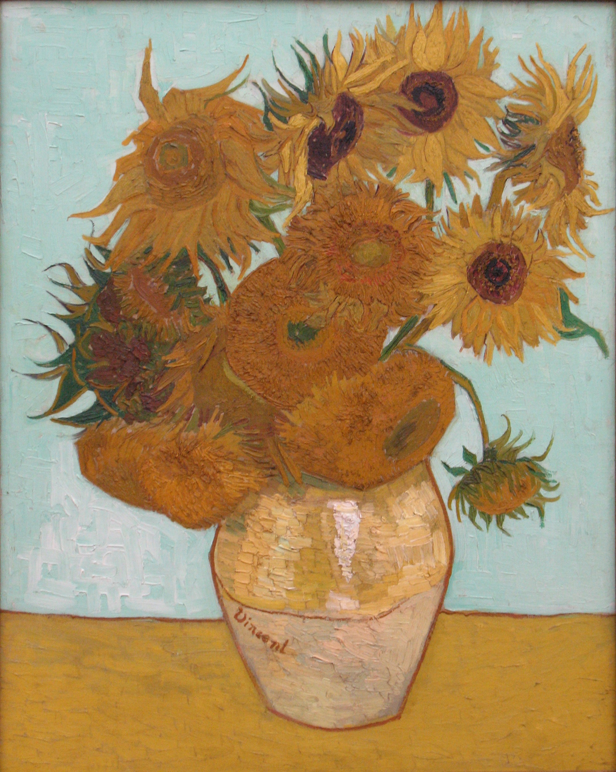 Sunflowers, 1888-08, by Vincent van Gogh