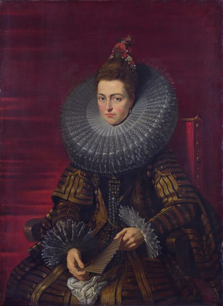 Portrait of Isabella Clara Eugenia regent of the Netherlands by Peter Paul Rubens