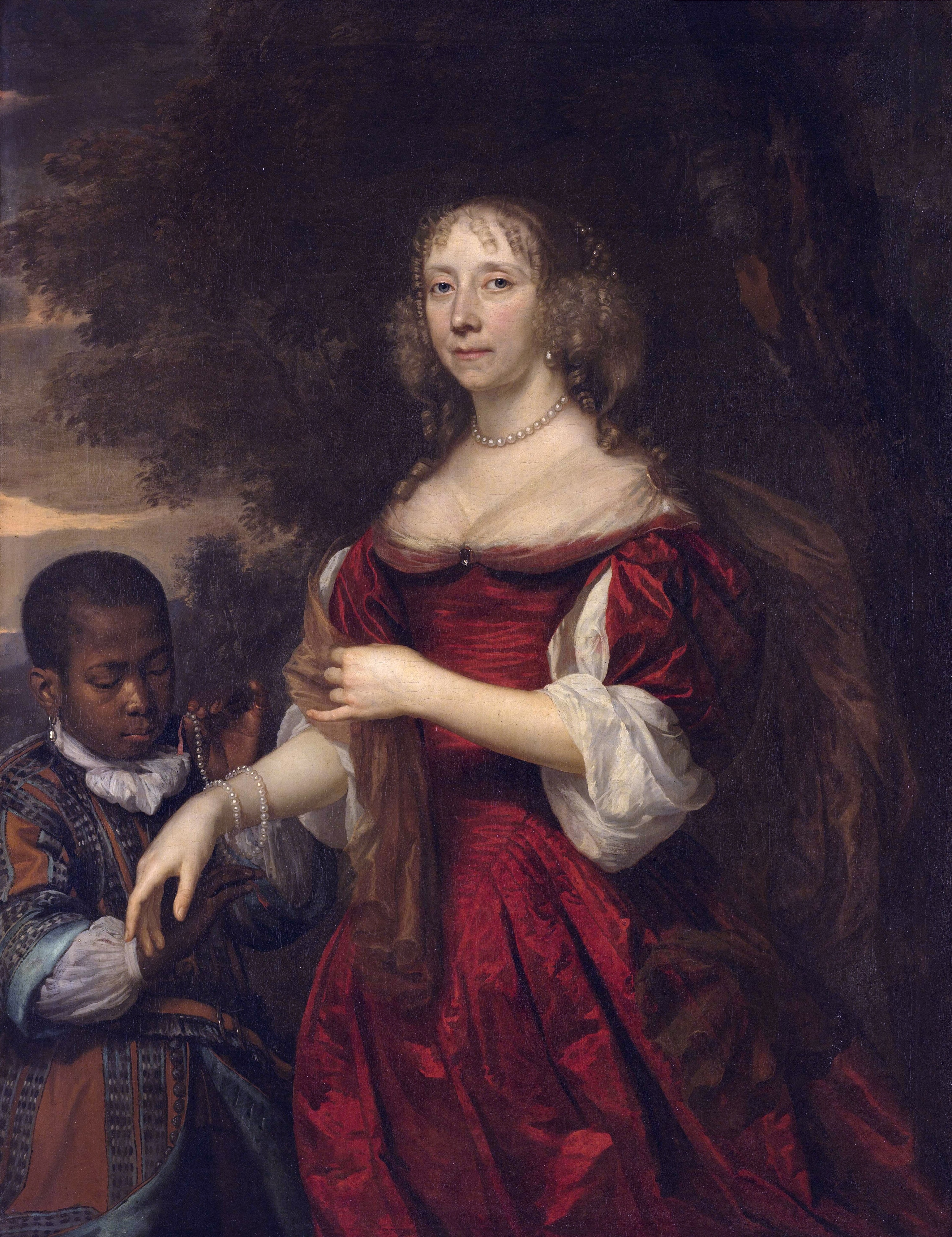 Portrait of Margaretha van Raephorst (1625-1690) . [ 1 ] Alternative title(s): Margaretha van Raephorst (d 1690). Wife of Cornelis Tromp . [ 2 ] by Johannes Mytens