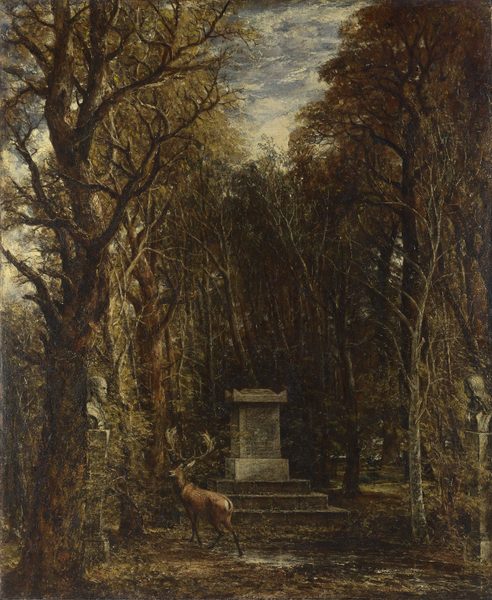 Cenotaph to the Memory of Sir Joshua Reynolds, erected in the grounds of Coleorton Hall, Leicestershire by the late Sir George Beaumont, Bt. by John Constable