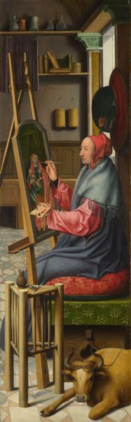 Saint Luke painting the Virgin and Child by Quinten Metsys