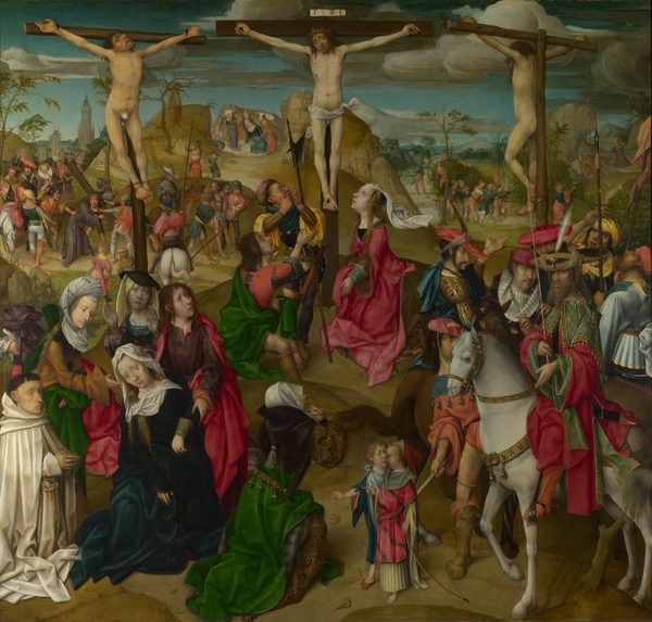 The Crucifixion: Central Panel by Master of Delft (active c. 1490-1520)