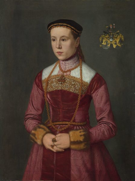 Portrait of Susanna Stefan, Wife of Wolfgang Furter by Nicolas Neufchatel