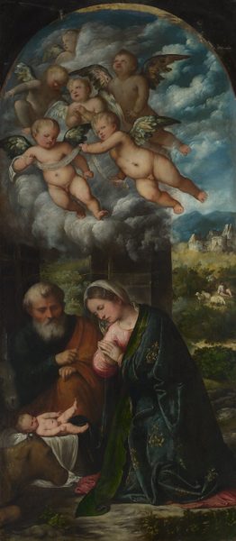 Nativity by Girolamo Romanino