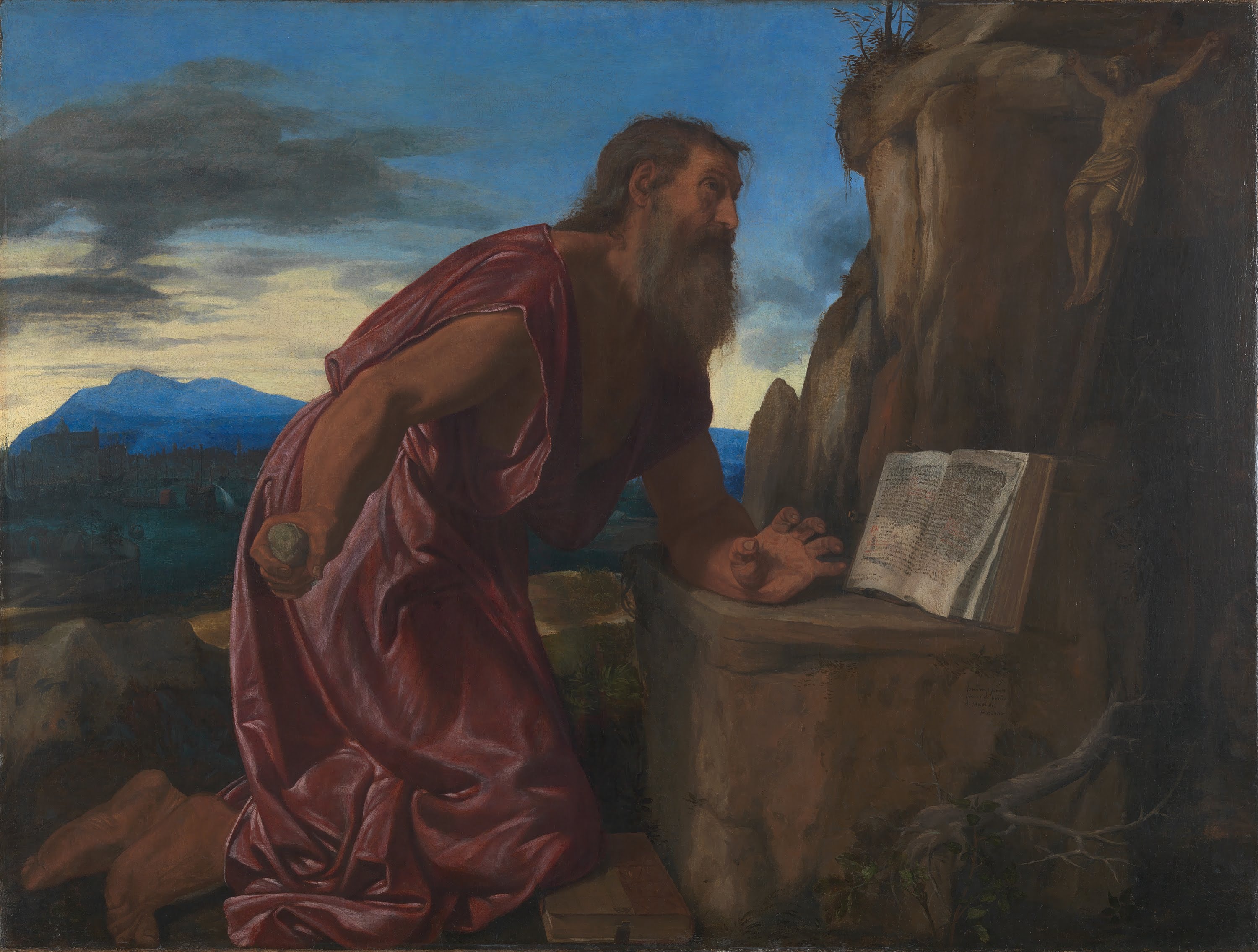 Saint Jerome by Giovanni Girolamo Savoldo
