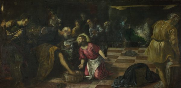 Christ Washing the Disciples' Feet by Jacopo Tintoretto