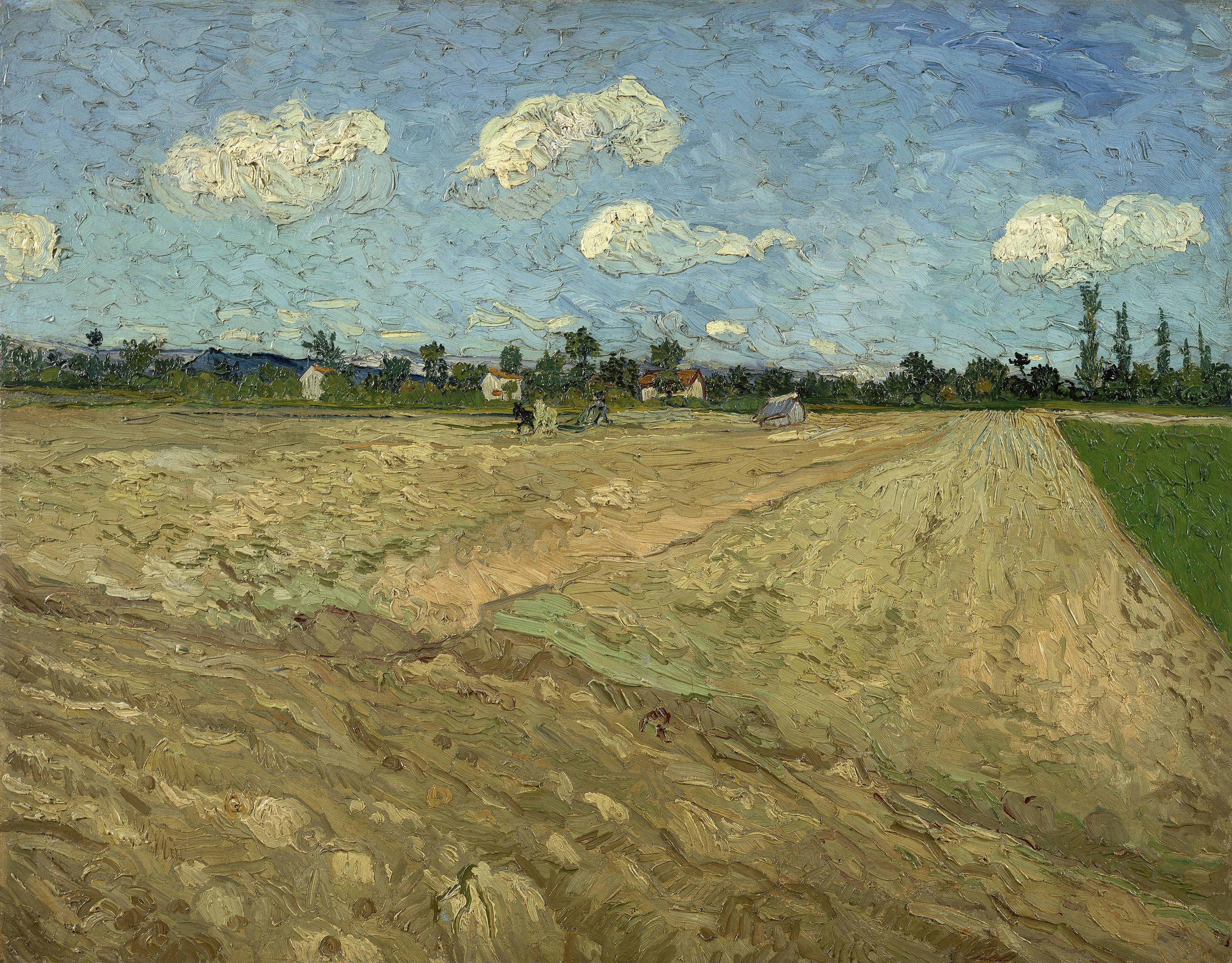 Ploughed fields, 1888, by Vincent van Gogh