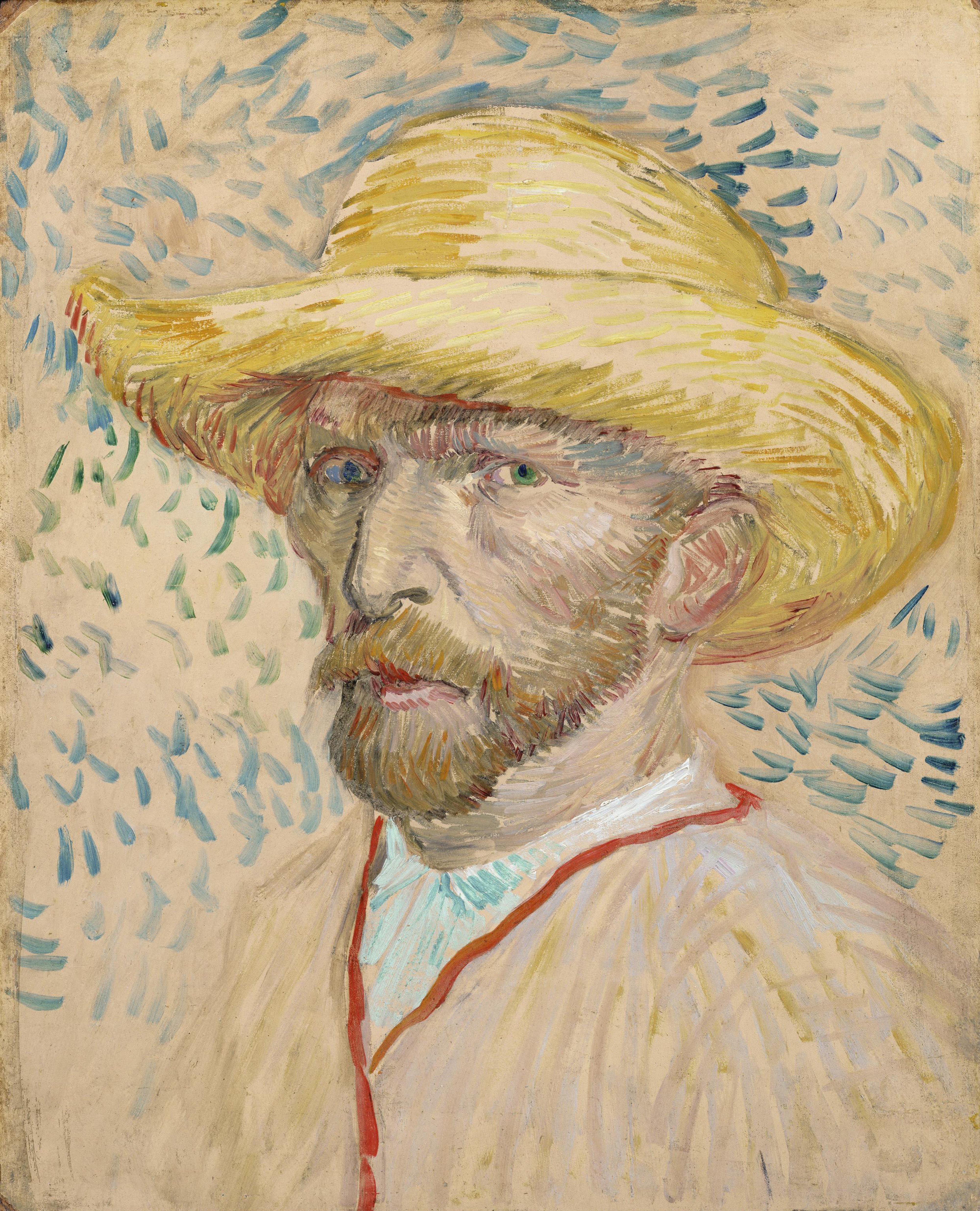 Self-portrait, 1887, by Vincent van Gogh