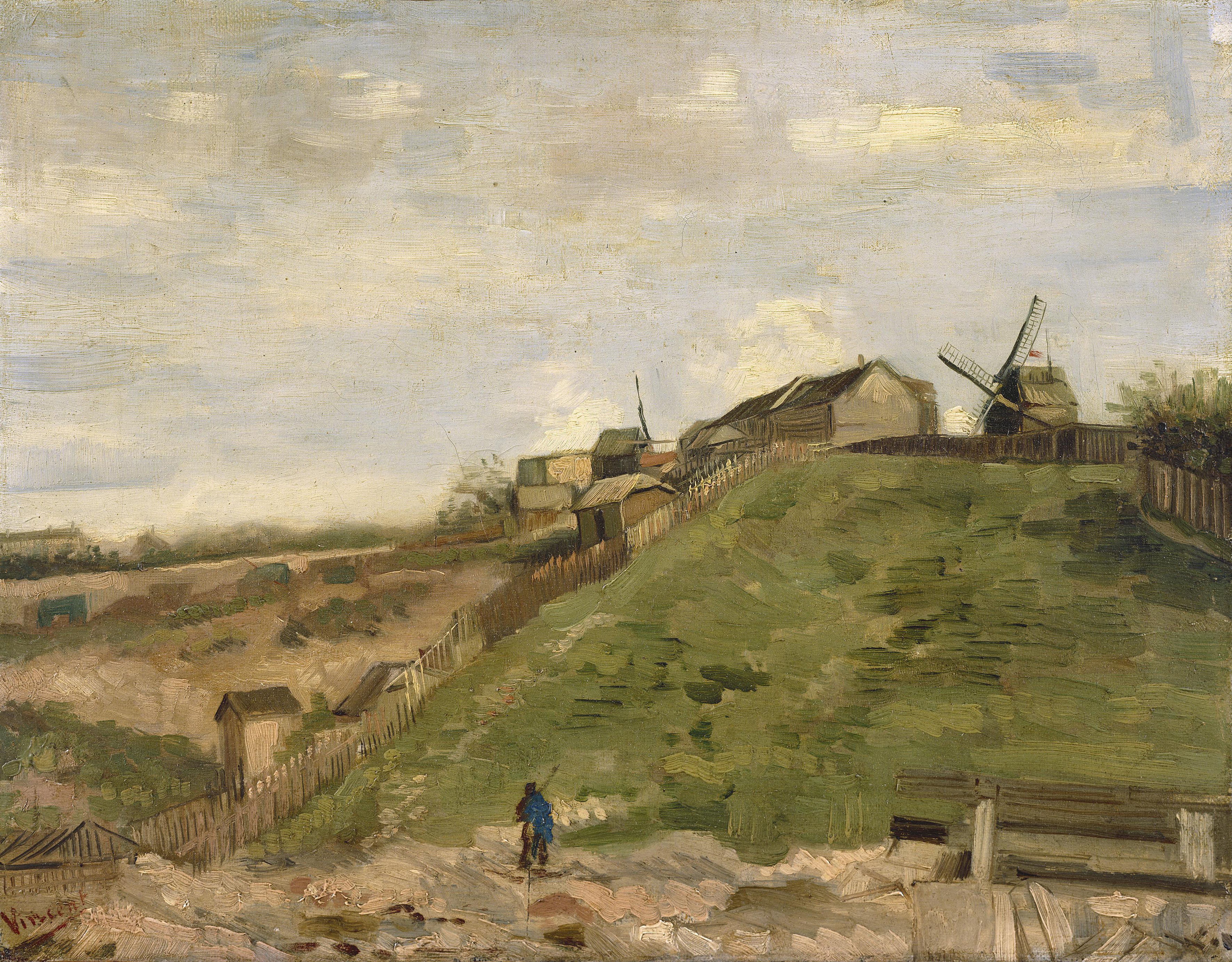 The Hill of Montmartre with Stone Quarry, 1886, by Vincent van Gogh