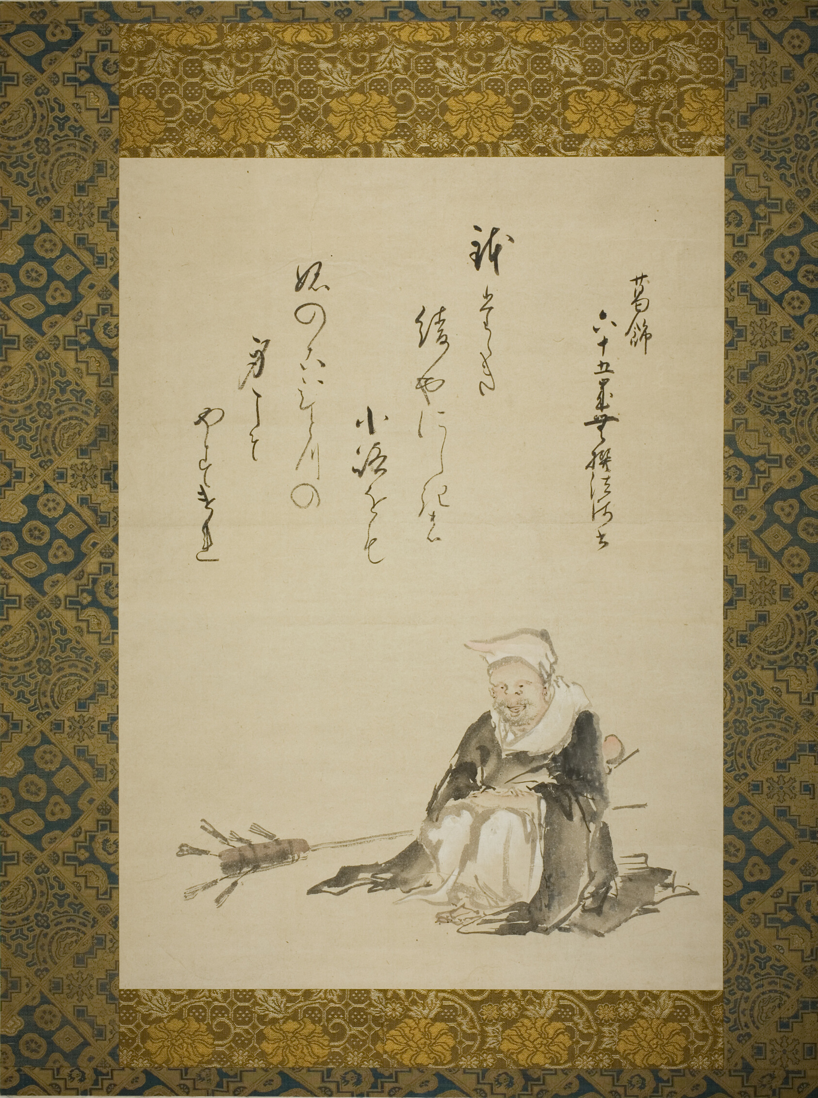 A work made of ink and light color on paper.