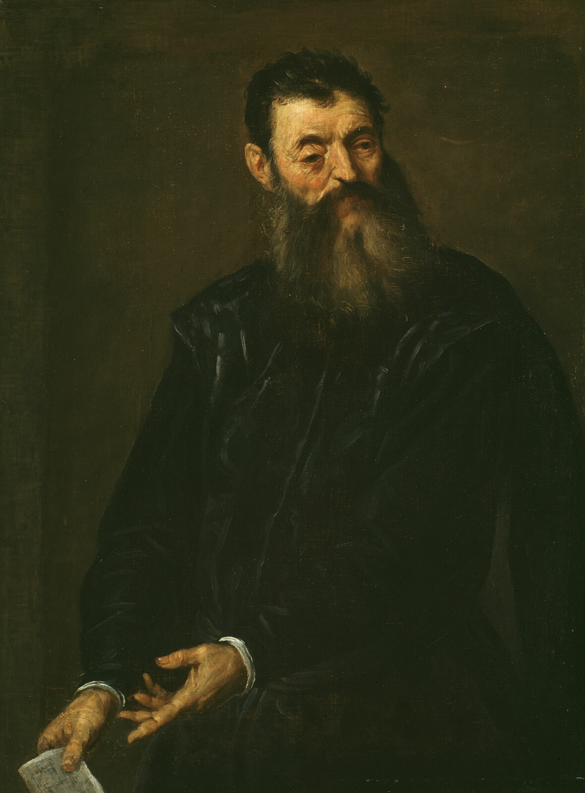 A work made of oil on canvas.