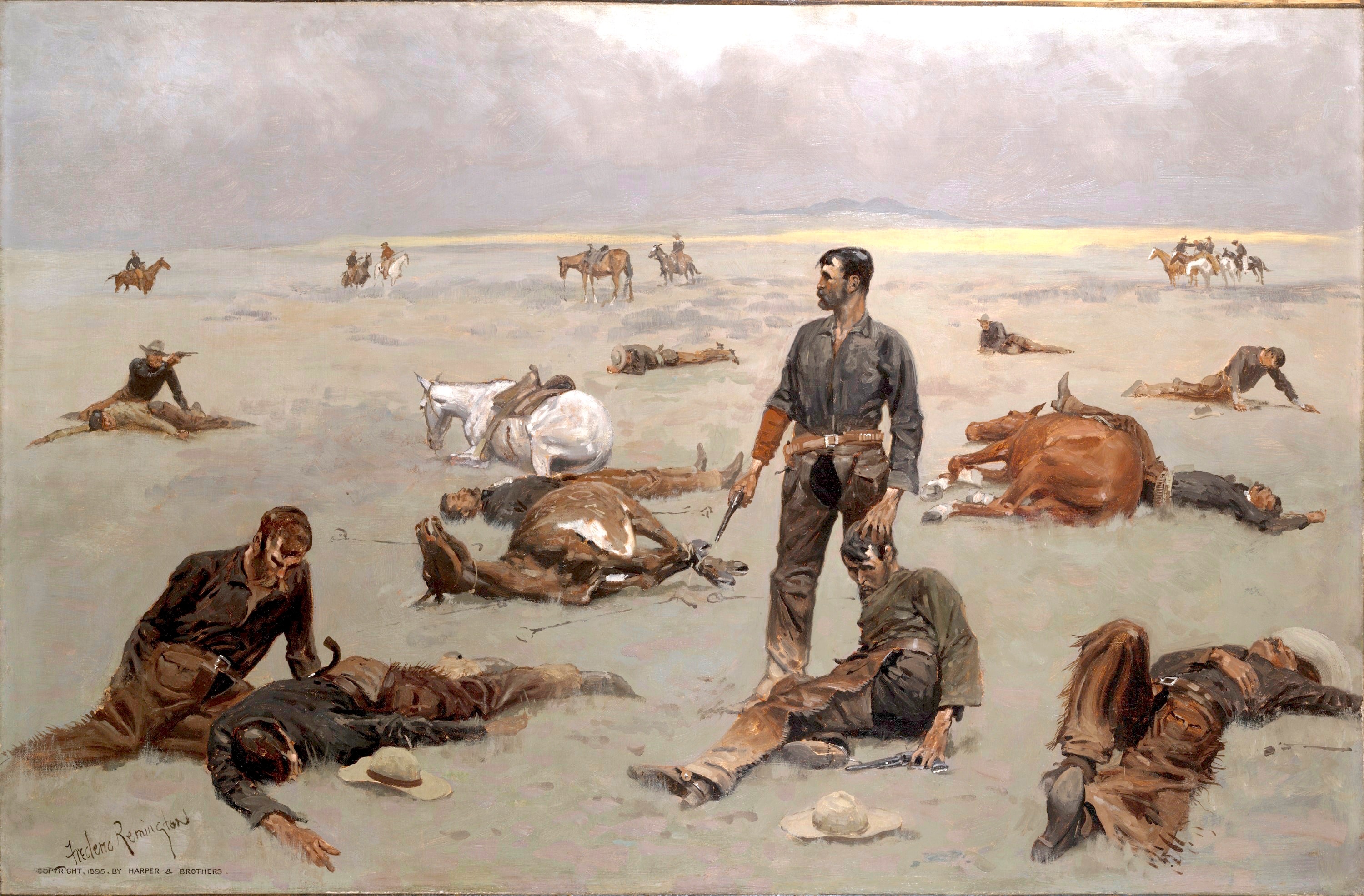 What an unbranded cow has cost by Frederic Remington
