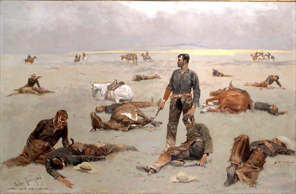 What an unbranded cow has cost by Frederic Remington