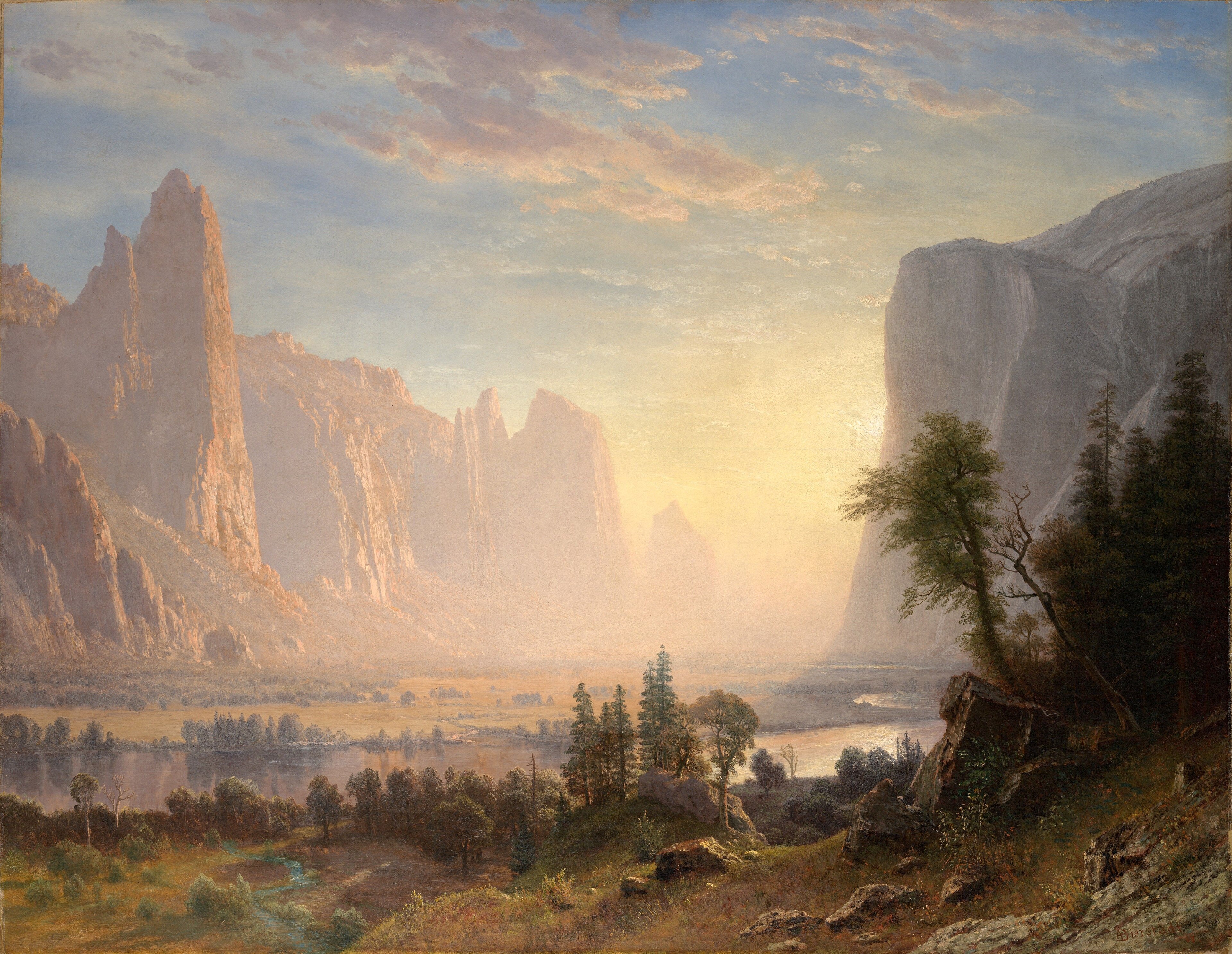 Valley of the Yosemite by Albert Bierstadt