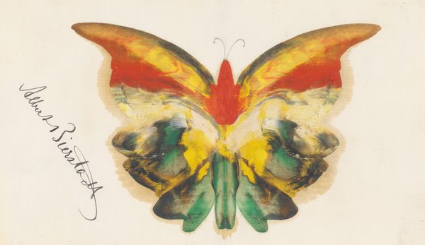 Yellow Butterfly by Albert Bierstadt