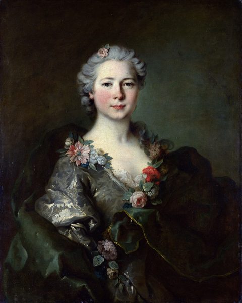Portrait of Mademoiselle de Coislin by Louis Tocqué