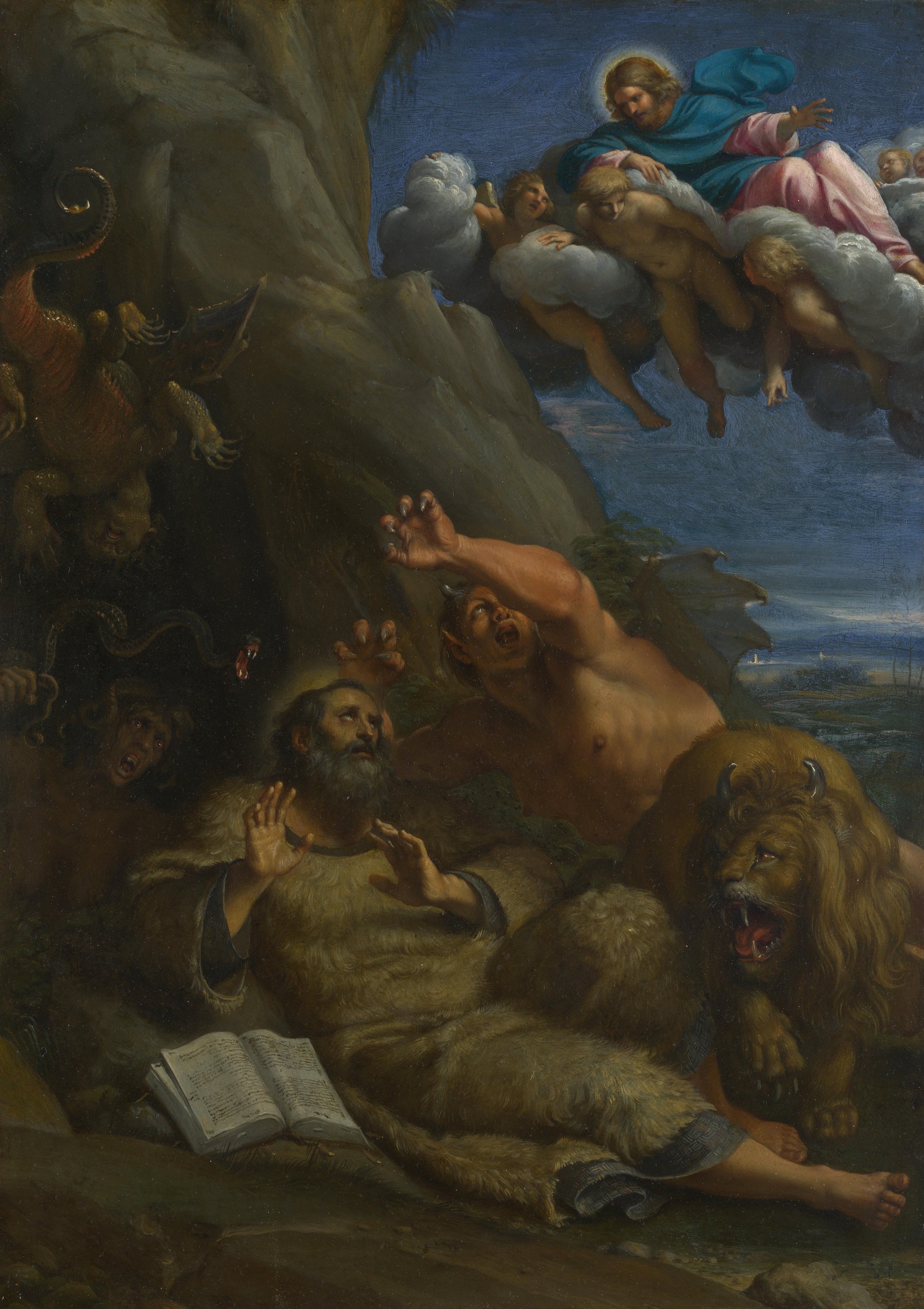 The Temptation of St Anthony Abbot by Annibale Carracci