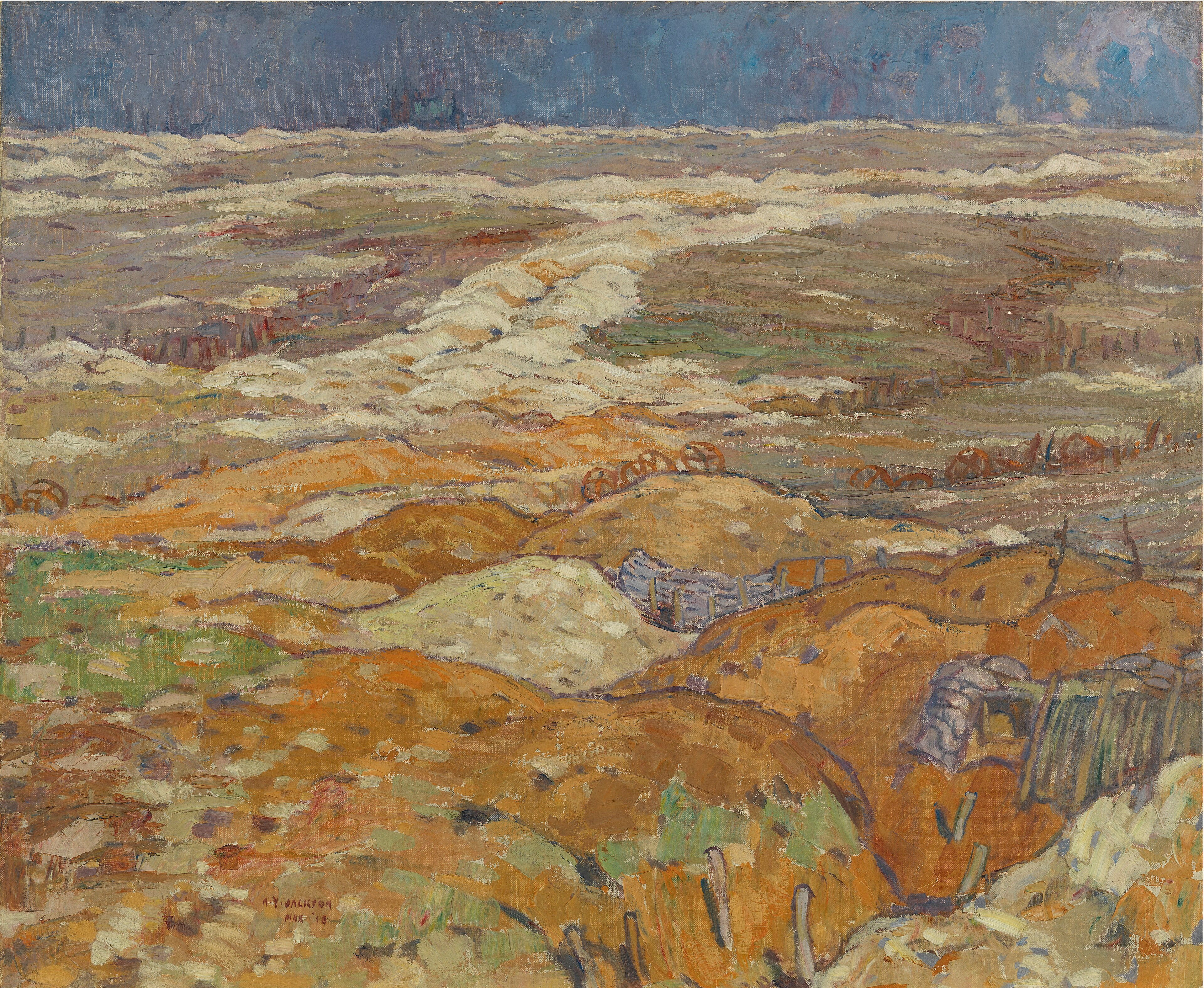 Trenches Near Angres by A. Y. Jackson