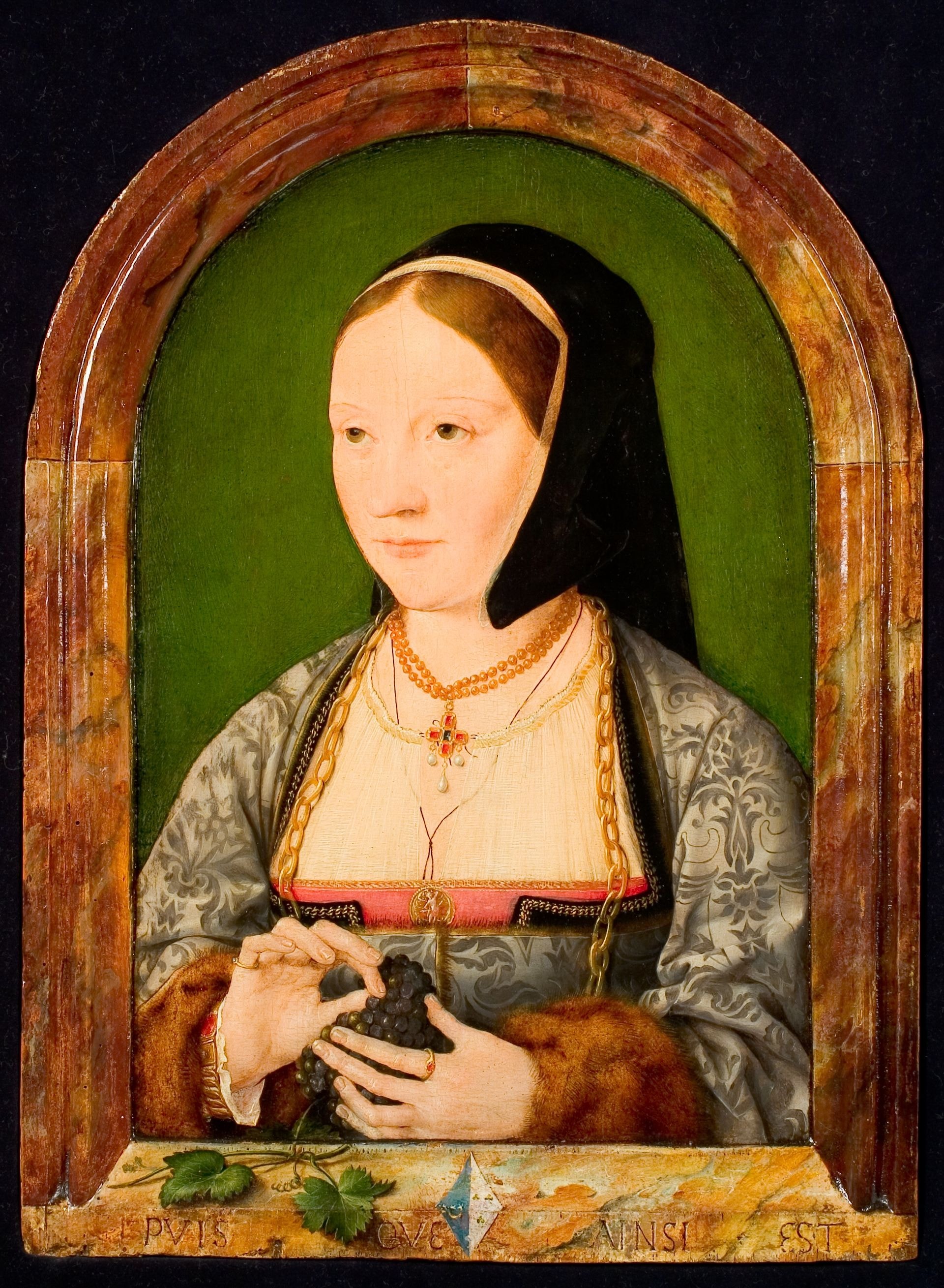 Portrait of Agniete van den Rijne by Joos van Cleve