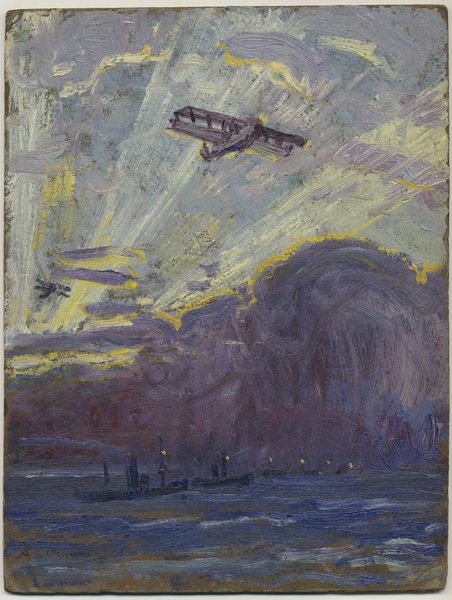 Sketch for Minesweepers and Seaplanes by Arthur Lismer