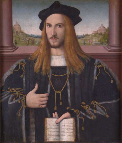 Portrait of Alberto Pio by Bernardino Loschi