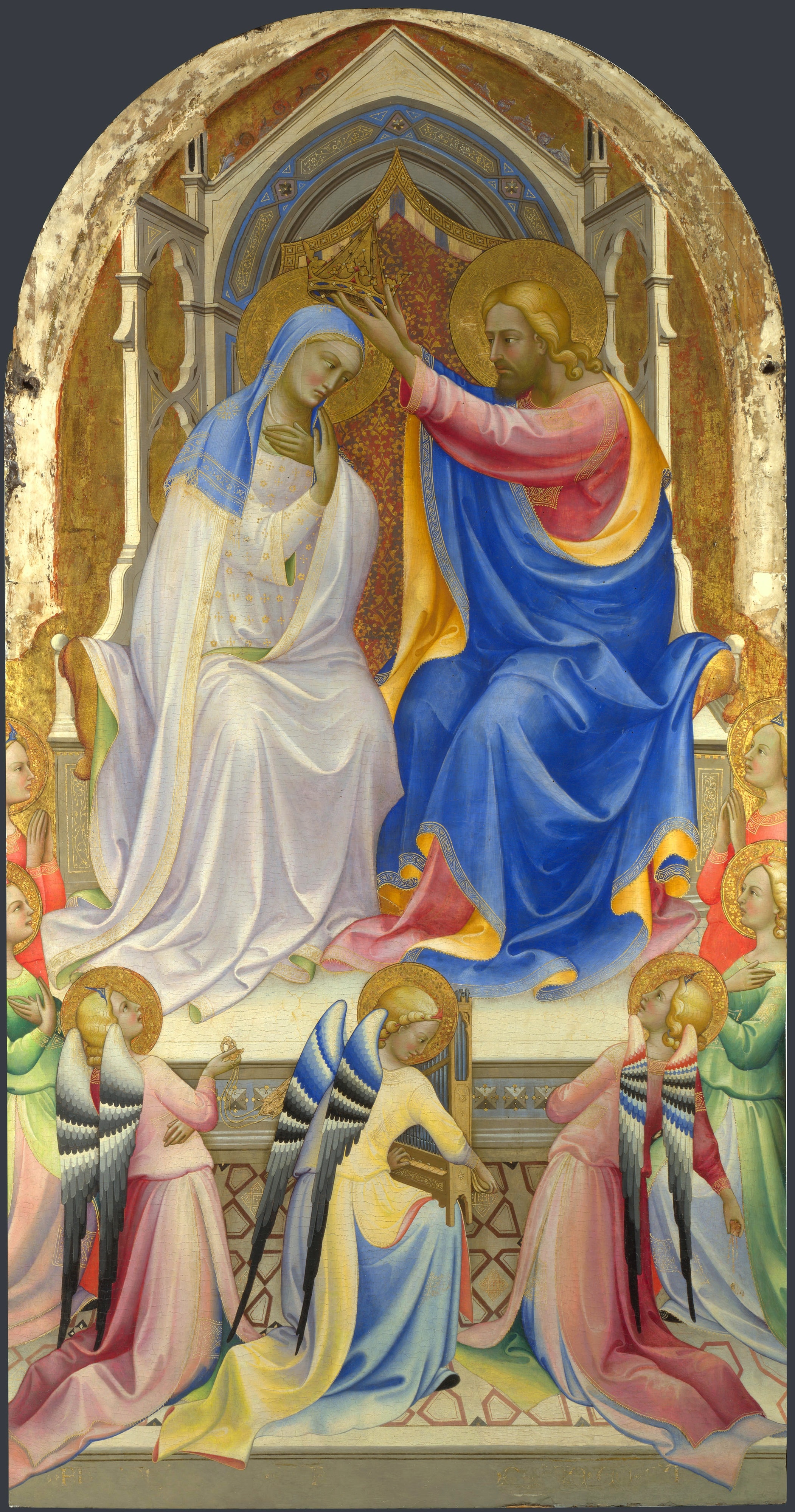 The Coronation of the Virgin by Lorenzo Monaco