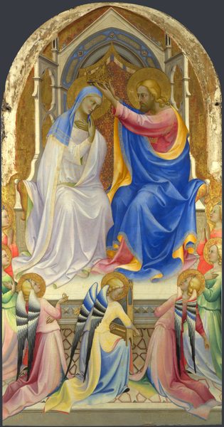 The Coronation of the Virgin by Lorenzo Monaco