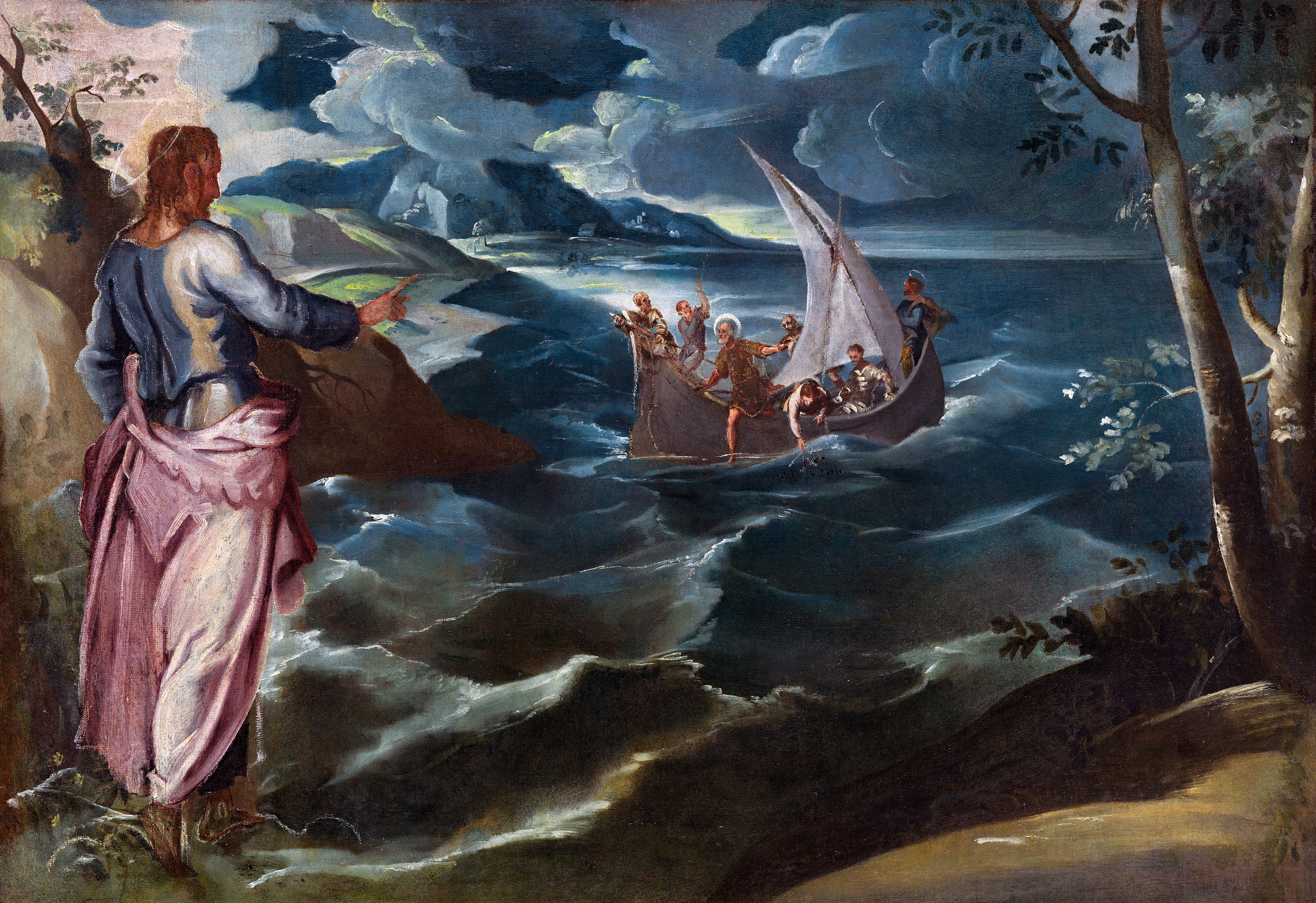 Christ at the Sea of Galilee by Jacopo Tintoretto