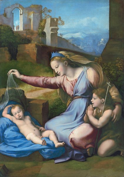 Madonna with the Blue Diadem by Raphael