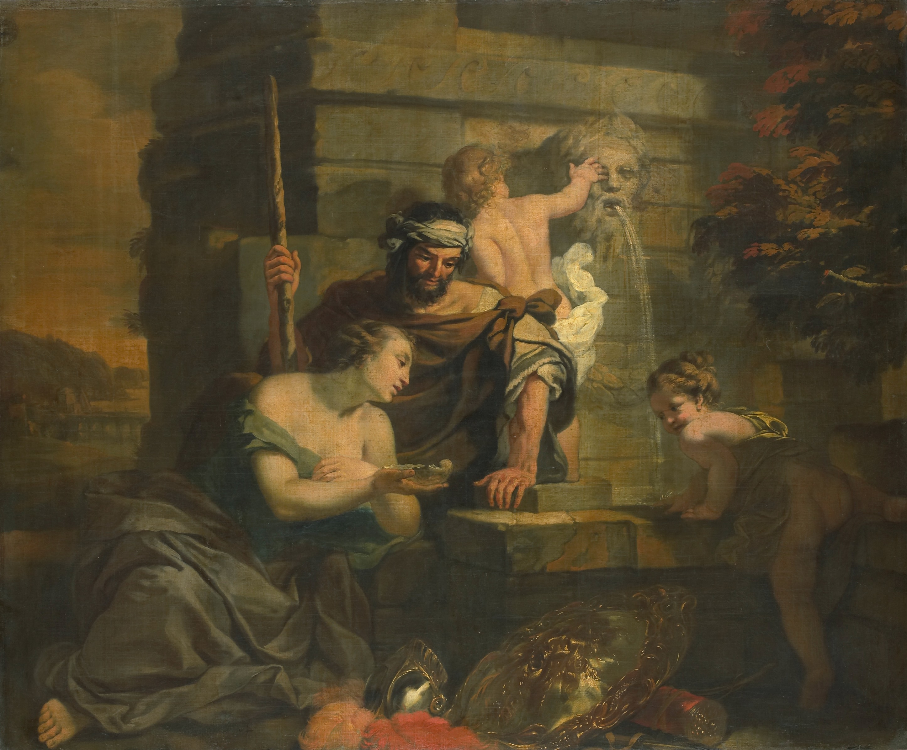 Granida and Daiphilo. by Gerard de Lairesse