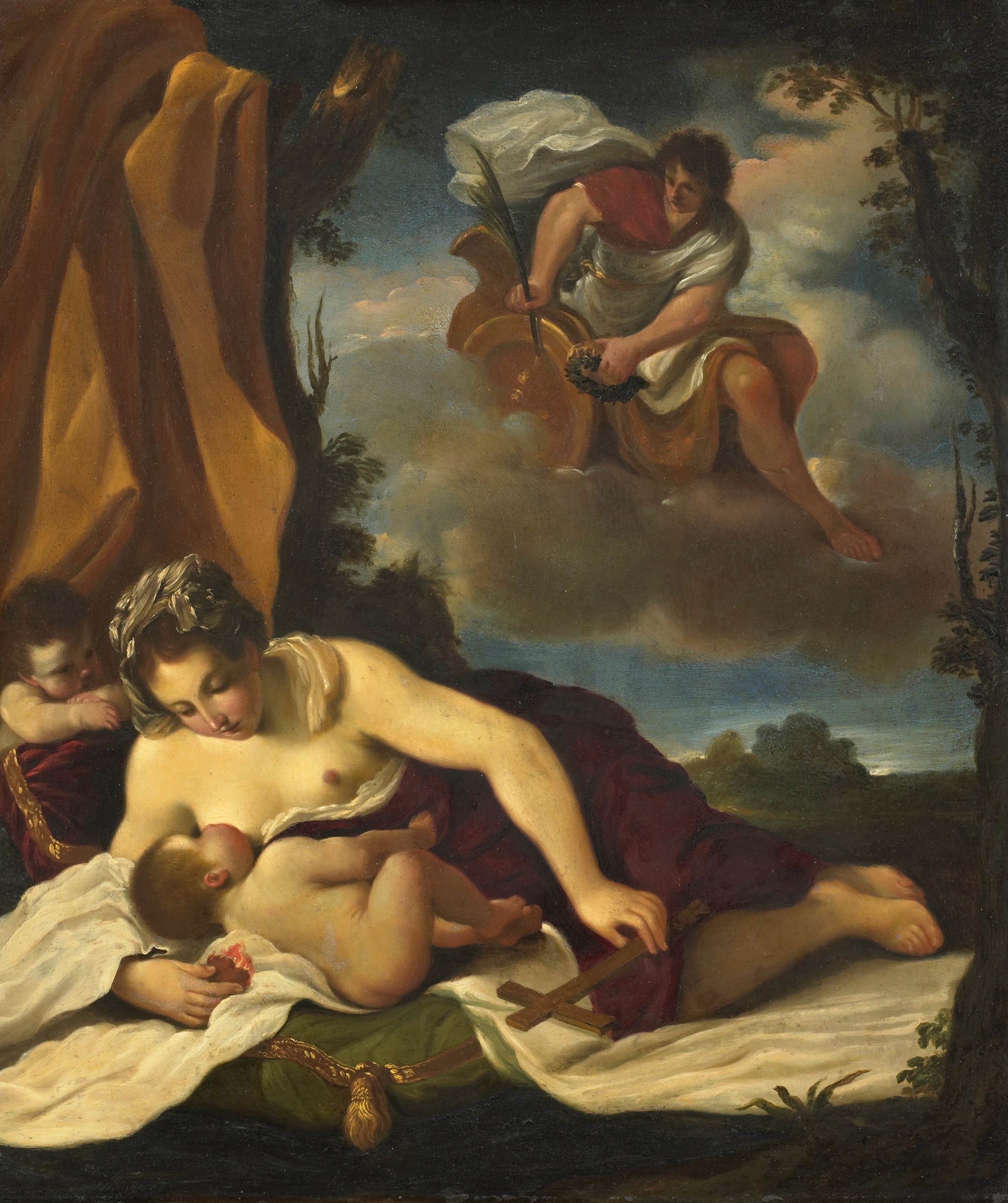 Caritas by Anonymous Unknown author After Guercino