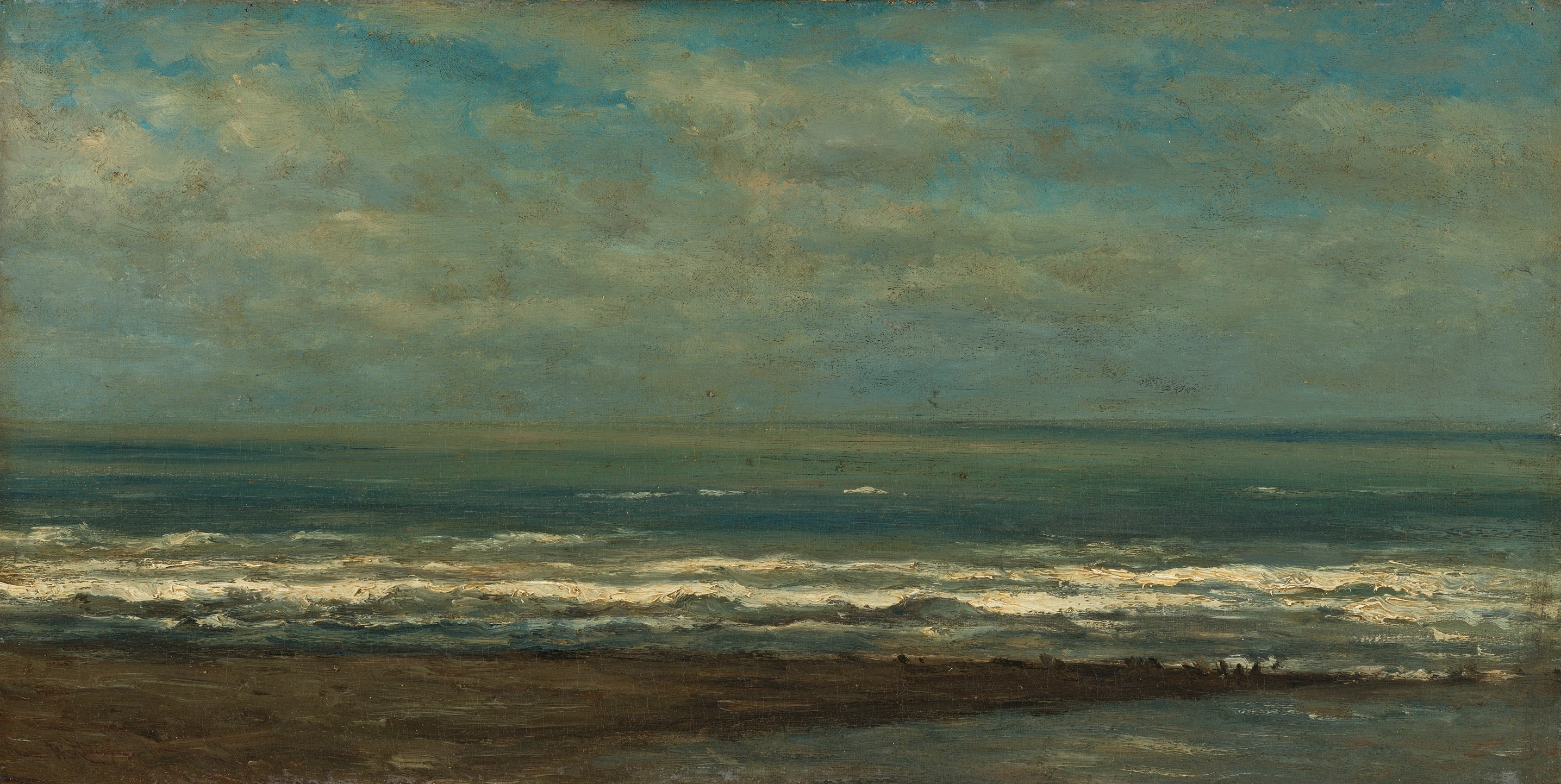 Seascape at Heijst by Willem Roelofs