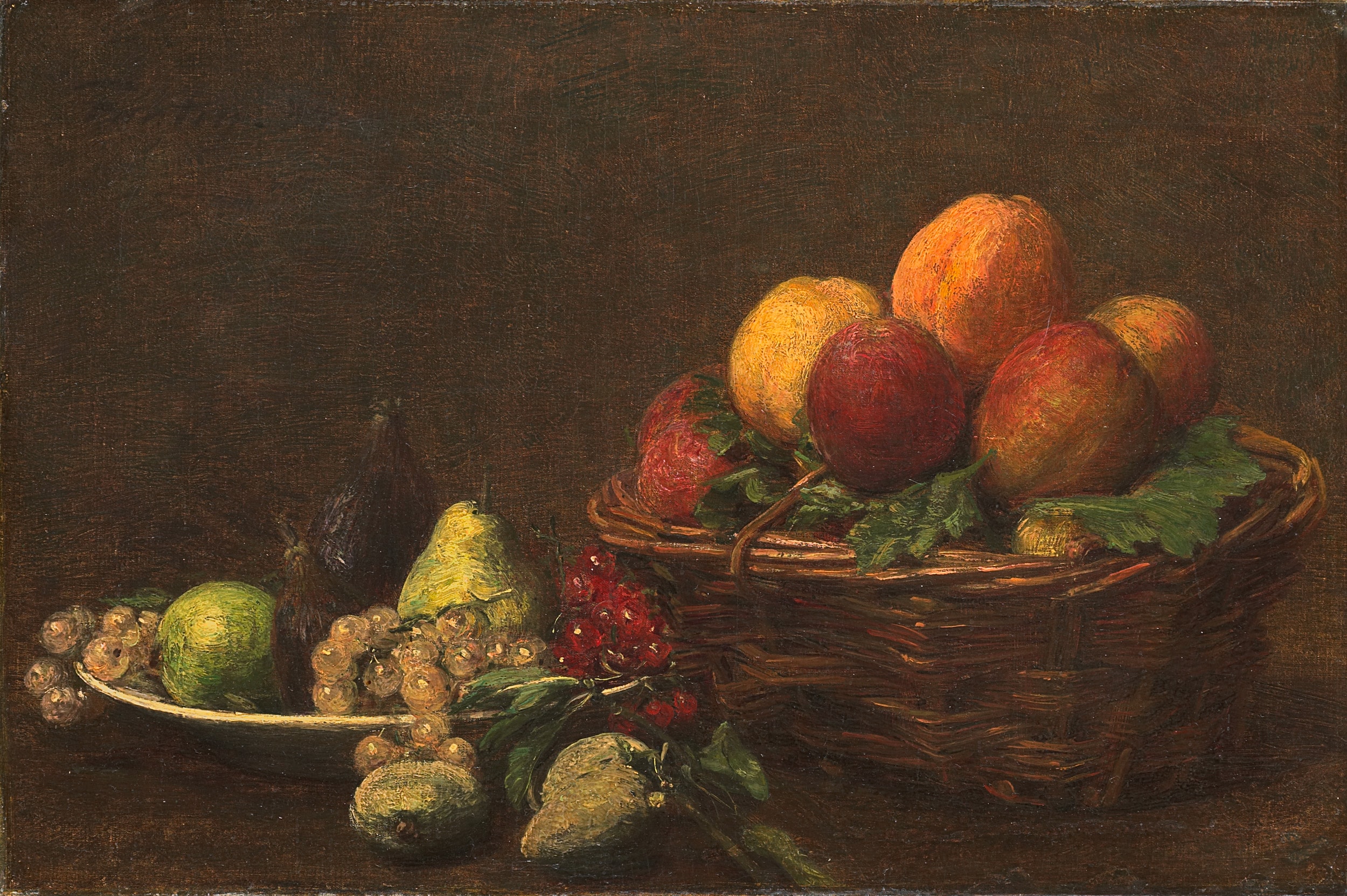 Still Life with Fruit by Henri Fantin-Latour