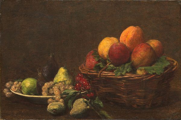 Still Life with Fruit by Henri Fantin-Latour