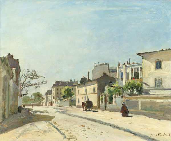 Rue Notre-Dame, Paris by Johan Jongkind