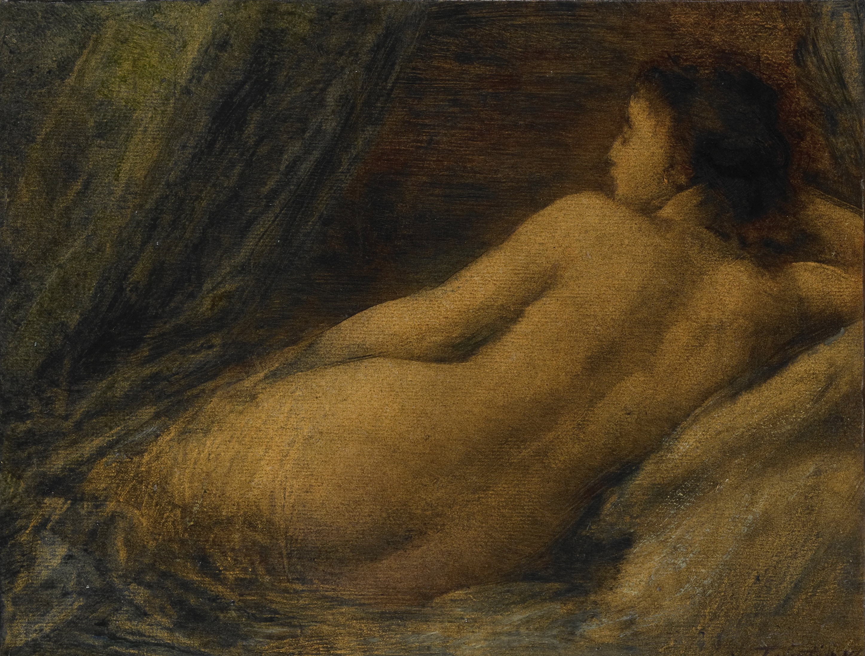 Lying Naked Woman by Henri Fantin-Latour