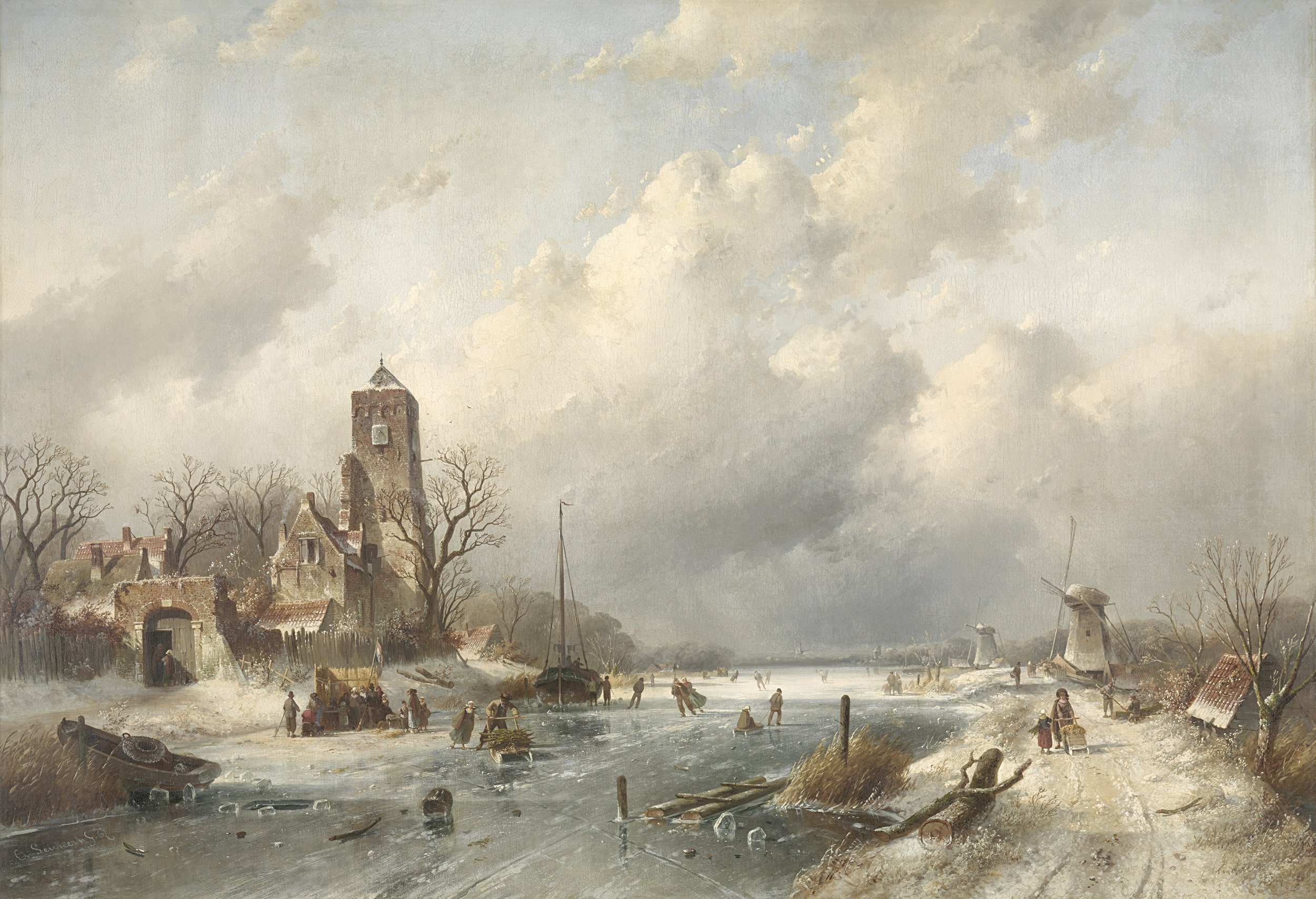 Winter View by Charles Leickert