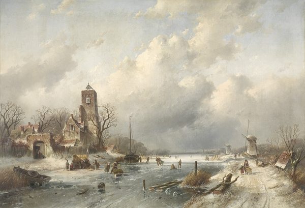 Winter View by Charles Leickert