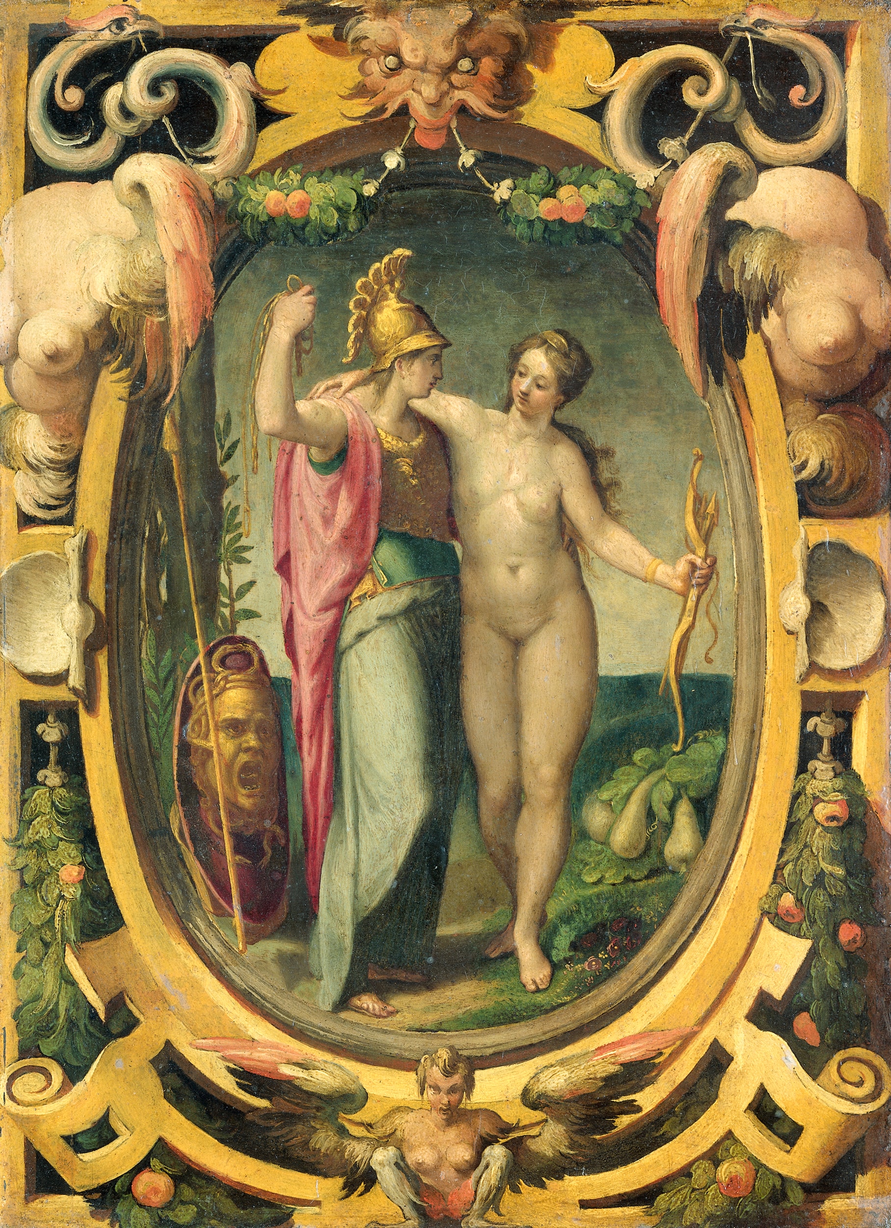 Venus and Minerva by Pellegrini Tiballdi