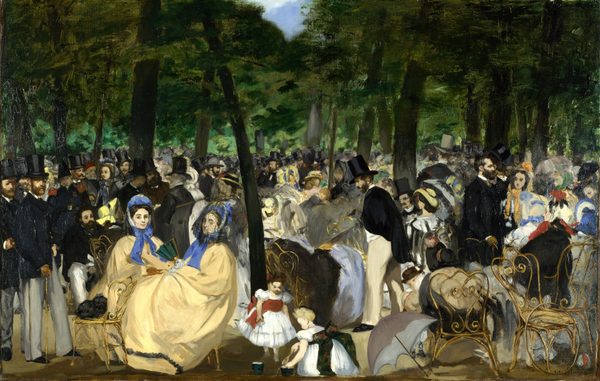 Music in the Tuileries. by Édouard Manet